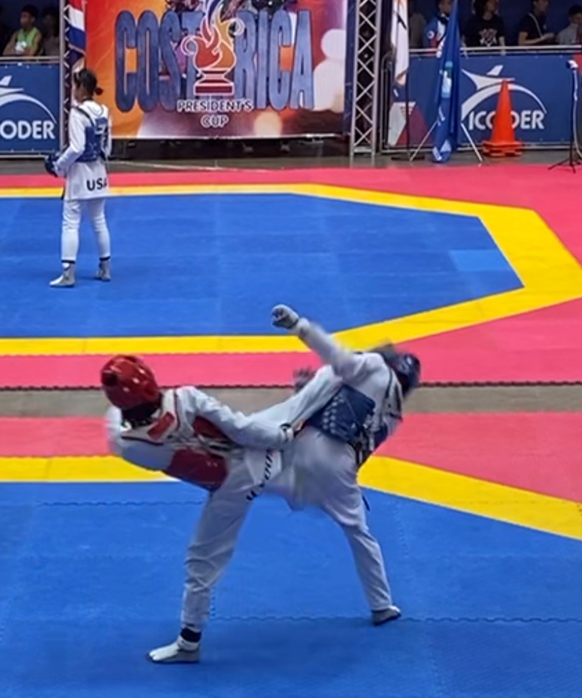 Miles competing in Costa Rica